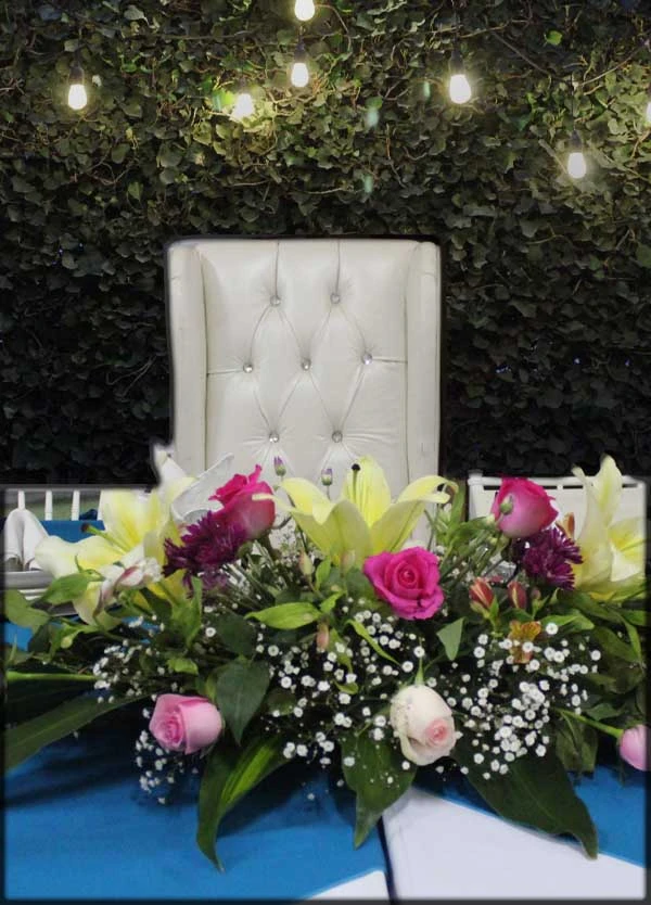 Silla principal para quinceañera 