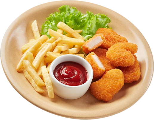 Nuggets y papas para niños, paquetes infantiles Los Bambús