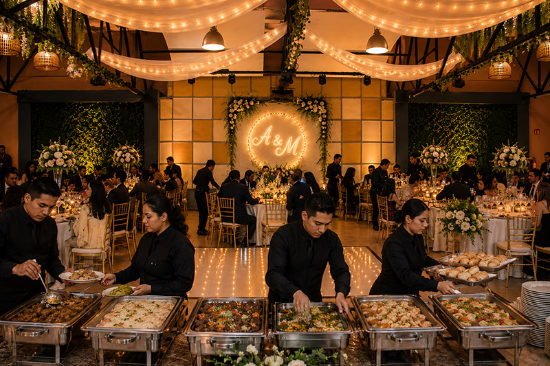 Banquete de boda tipo bufette Banquete de boda tipo bufette